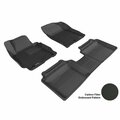 3D Maxpider HYUNDAI ELANTRA SEDAN 2011-2013/ ELANTRA COUPE 2013 KAGU BLACK R1 R2 Floor Mat L1HY02101509